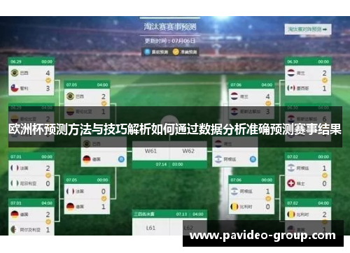 欧洲杯预测方法与技巧解析如何通过数据分析准确预测赛事结果